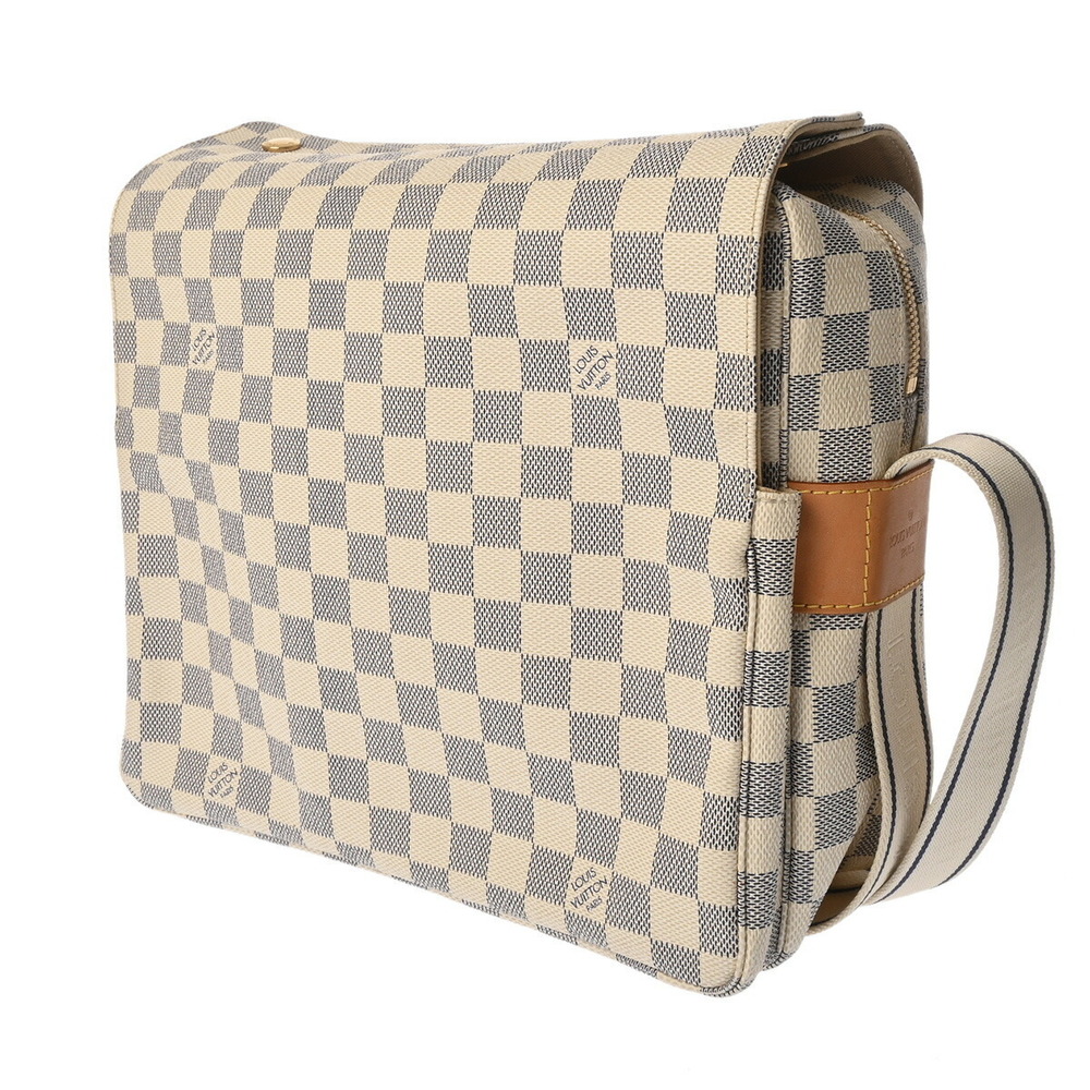 Louis Vuitton Bag Azur Shoulder Canvas White Damier Naviglio